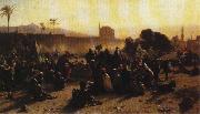 An Arab Encampment. 1870. Oil on canvas